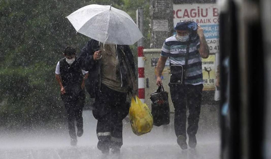 Meteoroloji saat verdi sağanak yağış kuvvetli geliyor. 19 il için sarı kodlu uyarı geldi 4